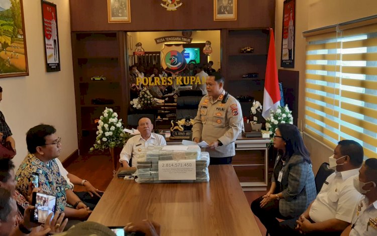 Ketua DPRD Kabupaten Kupang, Apresiasi Kinerja Kapolres Kupang
