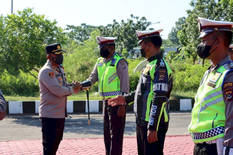 Jamin Keselamatan Pengguna Jalan, Satlantas Res Kupang Rutin Gatur Lalin