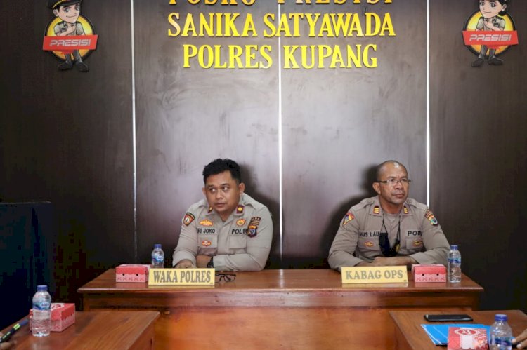 Cegah Kebakaran Hutan dan Lahan, Polres Kupang Gelar Operasi Bina Karuna Turangga 2022