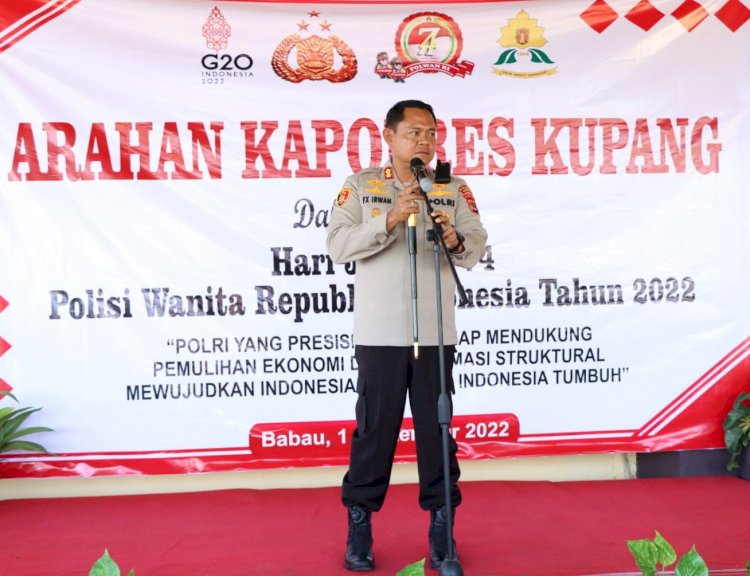 Pesan Kapolres Kupang Menyambut Hari Ulang Tahun Polwan ke-74