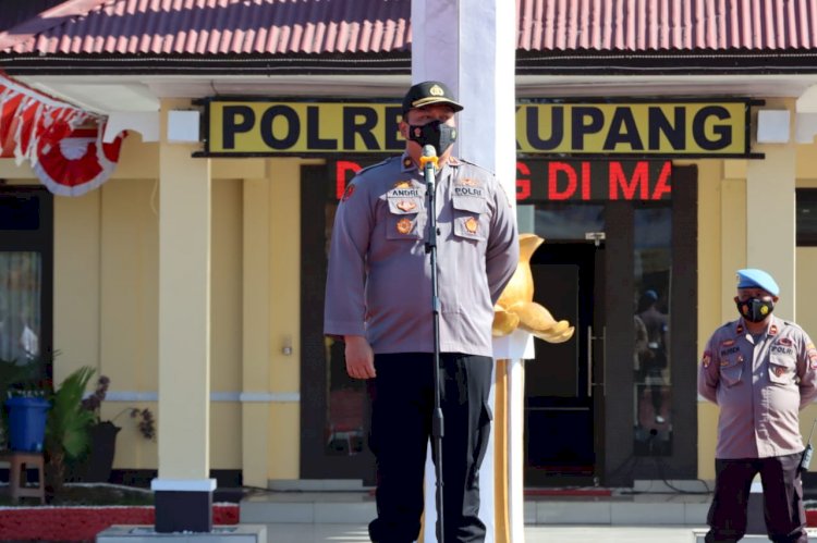 Wakapolres Kupang, sampaikan Penekanan Kapolres Kupang,  Saat Apel Jam Pimpinan