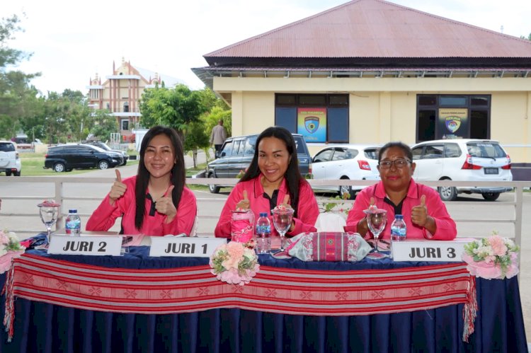 Aroma Nasi Uduk Menyengat Rasa, Ibu-Ibu Bhayangkari Cabang Kupang Kabupaten Gelar Lomba Masak dan Line Dance