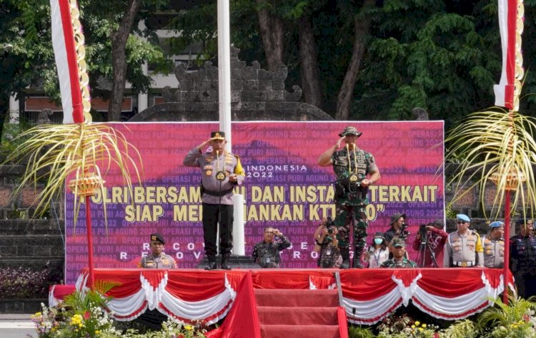 Gelar Pasukan dan peralatan, Kapolri dan Panglima TNI Ingin KTT G20 Berjalan Sukses