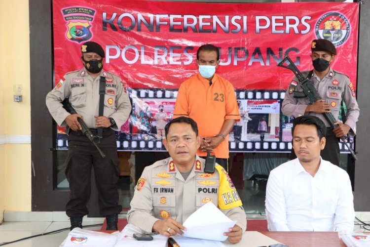 Polres Kupang Tetapkan AYONF Tersangka Kasus Penyalahgunaan Kewenangan Dalam Pelaksanaan Pekerjaan Pemeliharaan Tanaman I