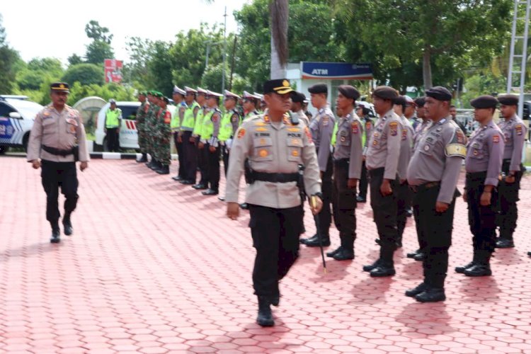 Kapolres Kupang Pastikan Kesiapsiagaan TNI-POLRI dan Pemda Menghadapi Situasi Kontijensi Bencana Alam 2022/2023