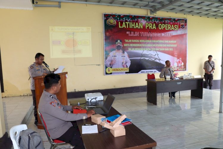 Polres Kupang Gelar Latihan Pra Operasi Lilin Turangga 2022