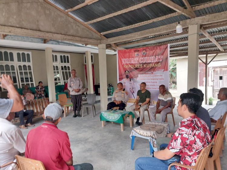 Jumat Curhat Kapolres Kupang, jamin Jalur Alternatif Trans Amfoang  tanpa Hambatan