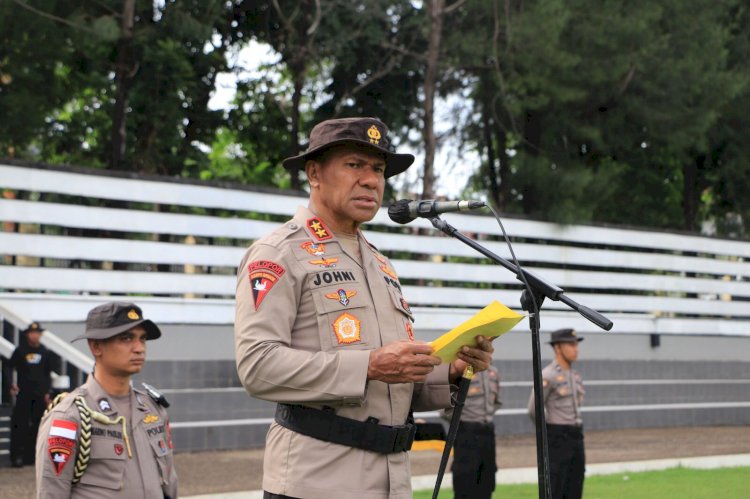 Kapolda NTT  Lepas Keberangkatan Peserta Pembaretan Baja Angkatan 48 tahun 2023