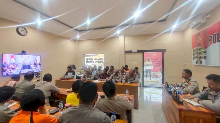 Kapolres Kupang Siap  Sukseskan  Program TJPS Yang dicanang Kapolda NTT Bersama Pemprop NTT