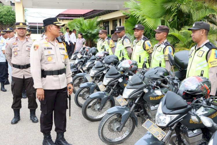 Polres Kupang  Berhasil Amankan 153  Gereja  Yang Menggelar Hari Raya Paskah  tahun 2023 di Kabupaten Kupang