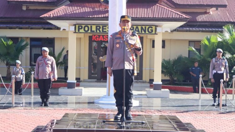 Pimpin Apel Siaga May Day 2023, Kapolres Kupang Tekankan Personilnya Untuk Selalu Siap