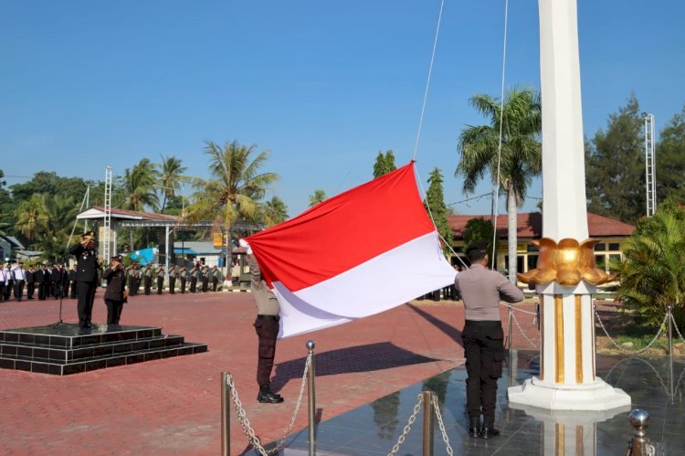 Pimpin Upacara Hari Lahir Pancasila, Kapolres Kupang : Pancasila adalah Leitstar Dinamis Pemandu Kehidupan Bangsa