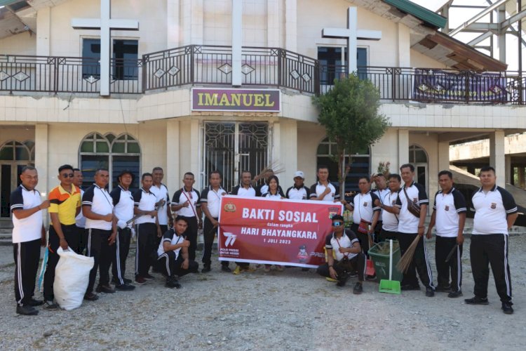 Polres Kupang Gelar Baksos di Sejumlah Rumah Ibadah di Kabupaten Kupang