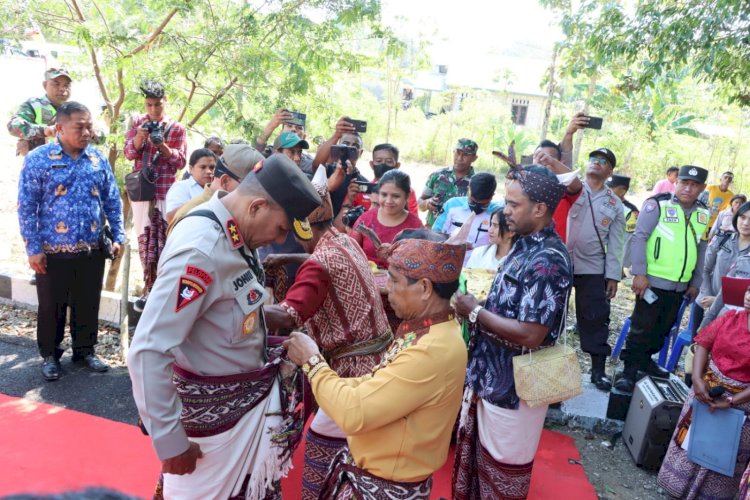 Kapolda NTT Zoom Meeting dengan Kapolri Langsung Dari Amarasi Timur Kabupaten Kupang