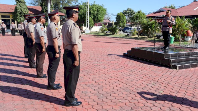 25 Personil Polres Kupang Naik Pangkat, Kapolres: Kenaikan Pangkat Harus Dipertanggungjawabkan