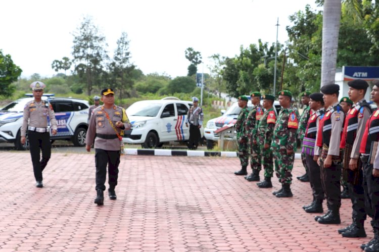 Pimpin Apel Gelar Pasukan Operasi Patuh Turangga 2023, Kapolres Kupang : Patuh dan Tertib Berlalu Lintas Cermin Moralitas Bangsa