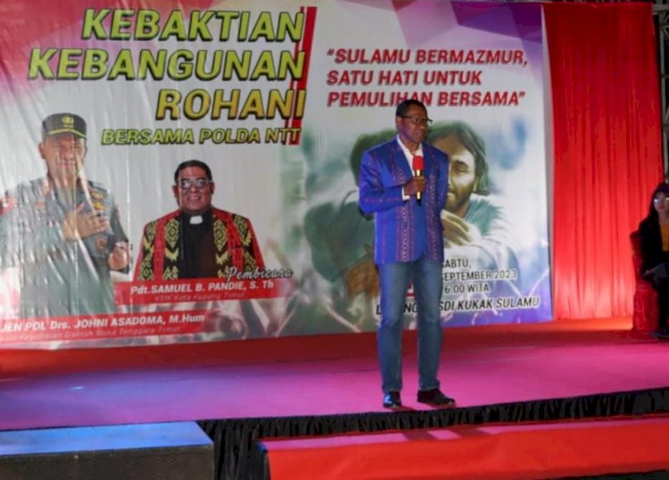 Buka KKR di Sulamu, Kapolda NTT Lengkapi Kebutuhan Rohani Masyarakat