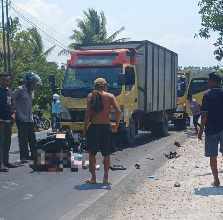 Tragis! Laka Lantas di Jalan Timor Raya, Menewaskan Pengendara Motor