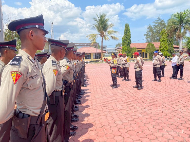 Lima Puluh Siswa Diktukba Polri Gelombang II TA 2023 Asal SPN Polda NTT, Laksanakan Latja  di Polres Kupang