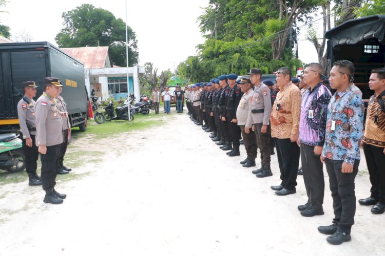Polres Kupang Suskes Amankan Kegiatan Konsolidasi Partai Amanat Nasional di Kabupaten Kupang