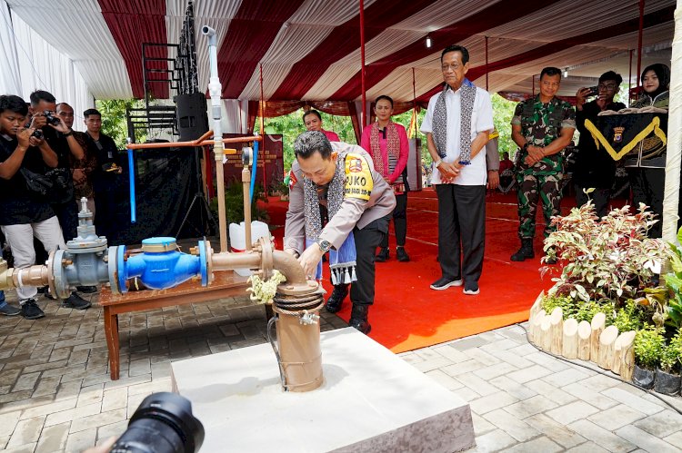 Resmikan Sumur Bor di Yogyakarta, Kapolri: Kita Harapkan Bermanfaat untuk Masyarakat