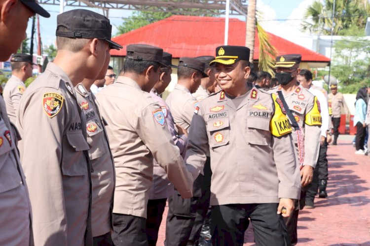 Pengamanan Nataru Berhasil, Kapolres Kupang Sampaikan Terimakasih Dari Kapolda NTT