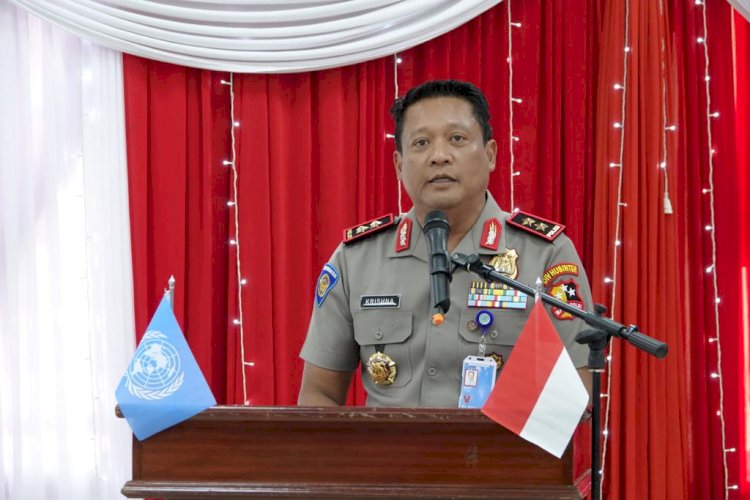 Beri Kontribusi Nyata Misi Perdamaian, UNMISS Beri Penghargaan Personel Polri