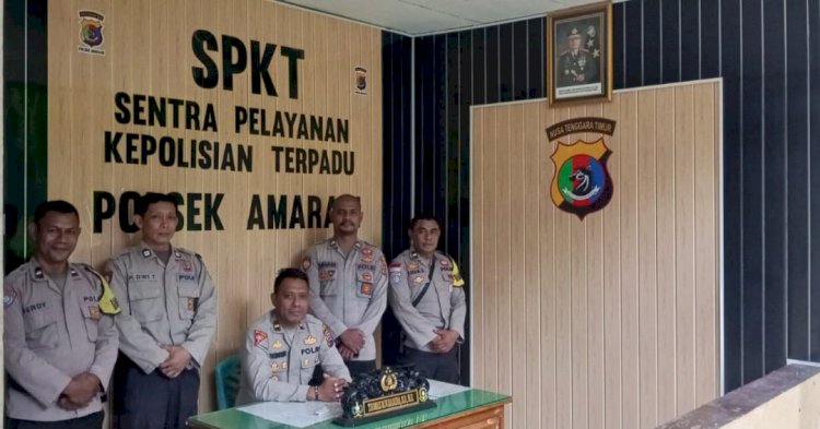 Solid dan Kompak, Kapolsek Amarasi dan Anggota Percantik Mako Polsek