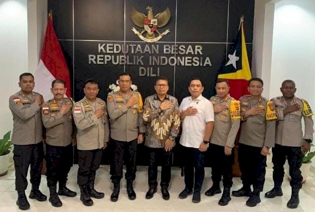 Kapolres Kupang Turut Dampingi Kapolda NTT Hadiri Ultah PNTL