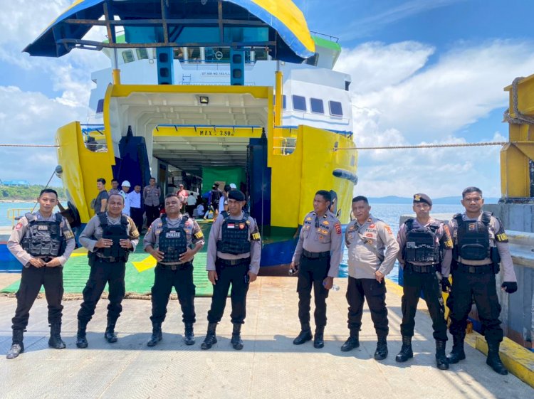 Jelang Hari Raya Paskah 2024, Satgas Operasi Semana Santa Pastikan Pelabuhan Ferry Bolok Aman