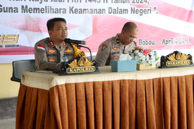 Sukses Amakan Hari Raya Paskah 2024, Polres Kupang Siap Gelar Operasi Ketupat