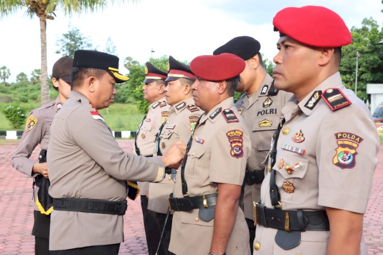 Jabatan Kasat Reskrim dan Kasat Intel Polres Kupang Diserahterimakan