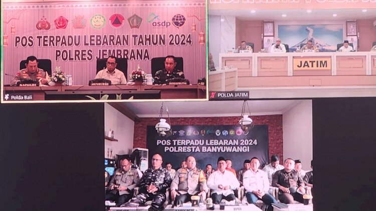 Kompolnas Lakukan Pemantauan Kesiapan Operasi Ketupat 2024 di Polda Jatim Bersama Kapolri dan Menteri Perhubungan