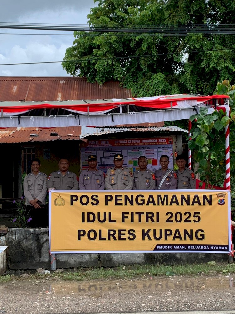 Polres Kupang Siapkan Tiga Pos dalam Operasi Ketupat Turangga 2025