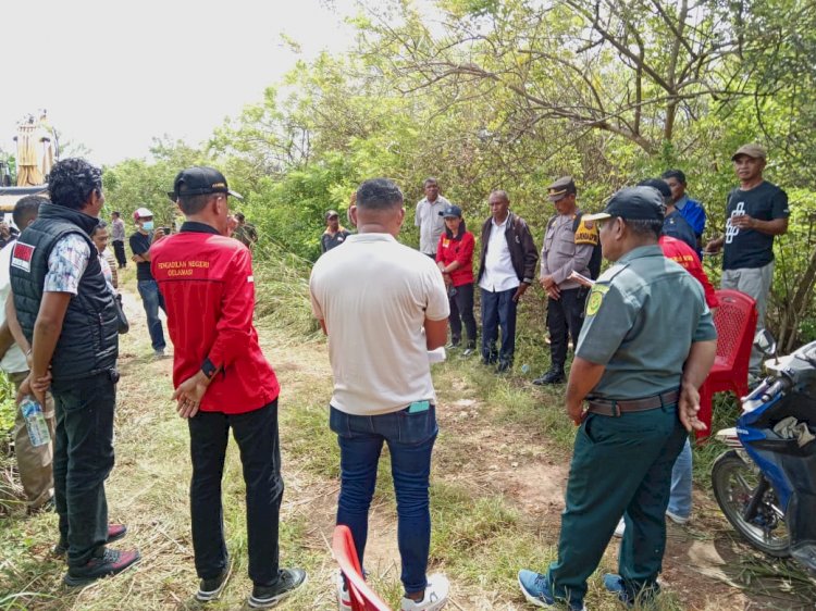 Polres Kupang Amankan Eksekusi Pengosongan Lahan di Desa Penfui Timur oleh Pengadilan Negeri Oelamasi