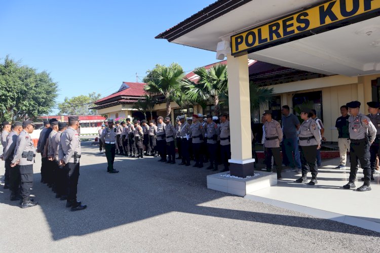 Polres Kupang Siaga 3x24 Jam Jamin Keamanan Waisak 2569 BE