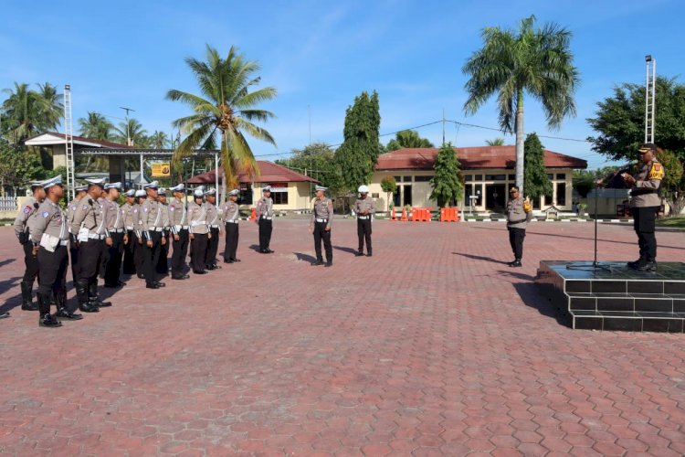 Kapolres Kupang Tekankan Polantas Jalankan Tugas dengan Sepenuh Hati dan Utamakan Keselamatan