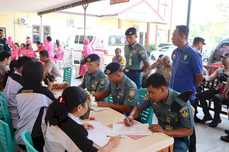 Sinergitas TNI-Polri dan Pol PP  dalam Bakti Kesehatan Hari Bhayangkara, 91 Kantong Darah Terkumpul