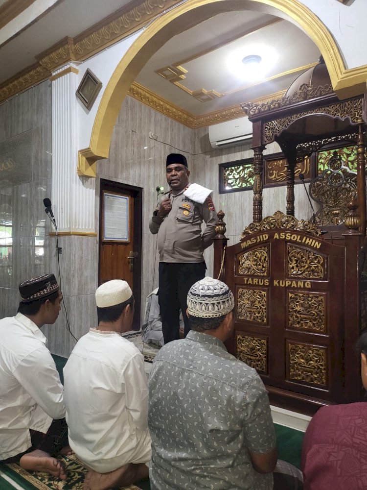 Polres Kupang Gelar Mimbar Kamtibmas di Rumah Ibadah, 70 Personel Diterjunkan