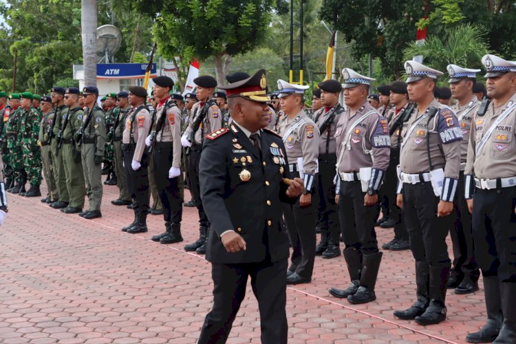 Semarak Hari Bhayangkara ke-79 di Polres Kupang: Upacara, Atraksi, dan Pemusnahan Miras hingga Senjata Rakitan