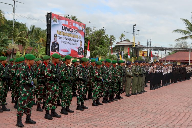 Semarak Hari Bhayangkara ke-79 di Polres Kupang: Upacara, Atraksi, dan Pemusnahan Miras hingga Senjata Rakitan