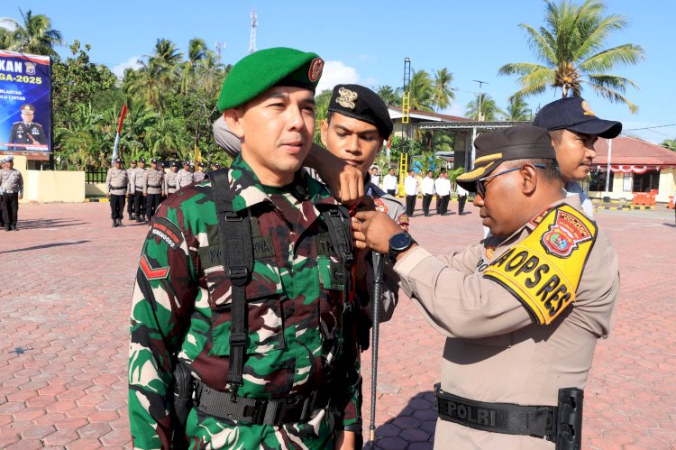 Kapolres Kupang Pimpin Apel Gelar Pasukan Operasi Patuh Turangga 2025, Soroti Rendahnya Kesadaran Keselamatan Pengguna Jalan