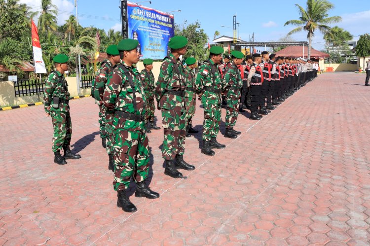 Kapolres Kupang Pimpin Apel Gelar Pasukan Operasi Patuh Turangga 2025, Soroti Rendahnya Kesadaran Keselamatan Pengguna Jalan