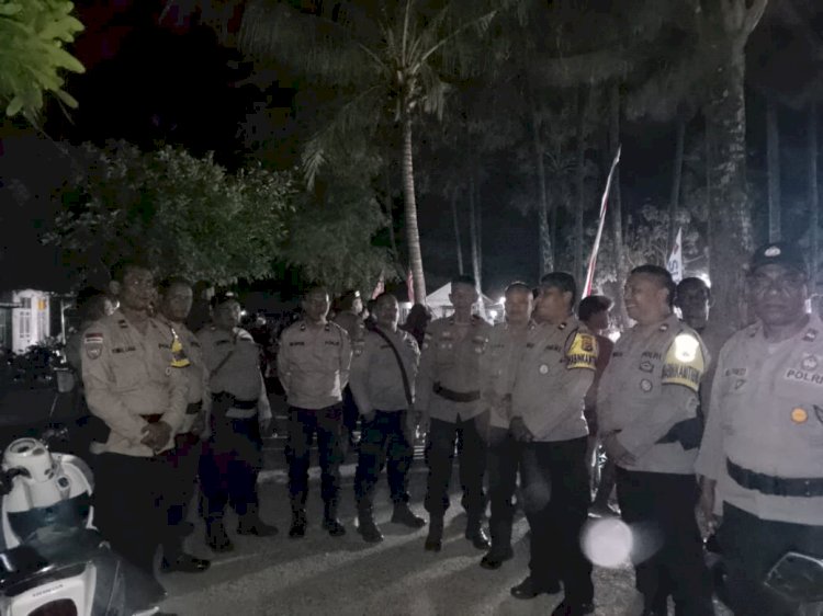 Tim Gabungan Polsek Kupang Timur dan Polres Kupang Kawal Ketat Final Kejuaraan BMX Gasstrack Desa Tuapukan 2025