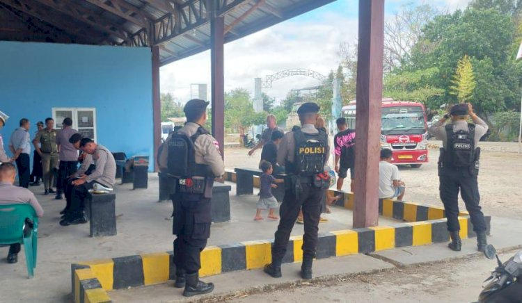 Patroli sambil edukasi: Polres Kupang antisipasi TPPO di Terminal Noelbaki