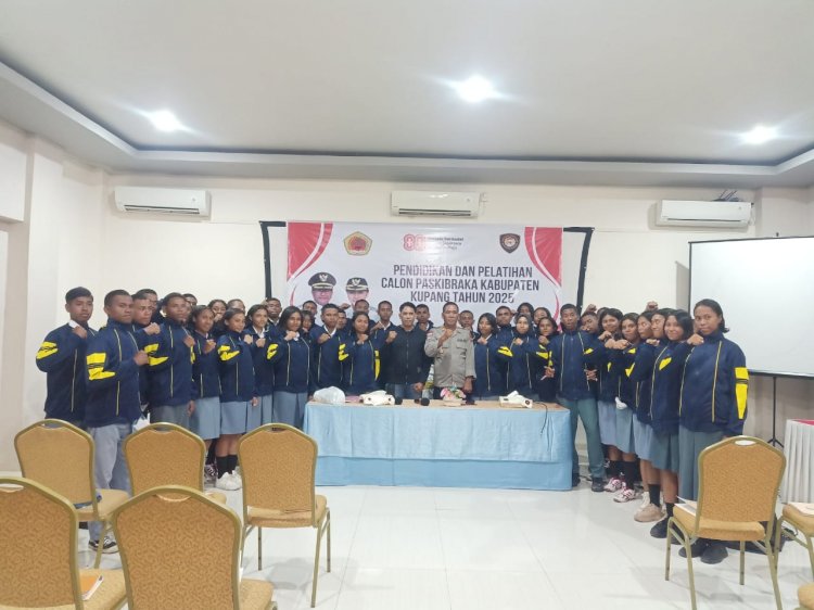 Calon Paskibraka Kabupaten Kupang Dapat Pembekalan Hukum dan Kedisiplinan dari Polres Kupang