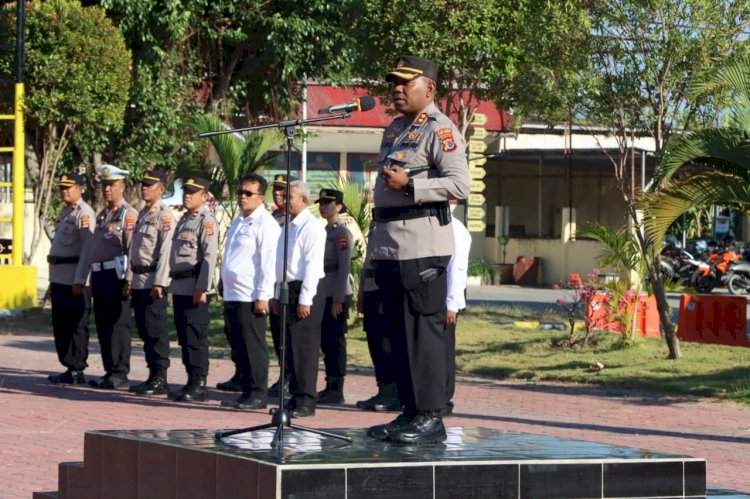 Tingkatkan Mutu Layanan, Kapolres Kupang Sentil Anggotanya: Jangan Kerja Bagai Raja