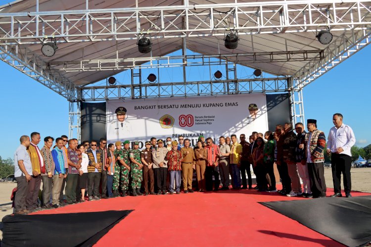 Menuju Kupang Emas, Bupati Lede Buka EXPO Pembangunan dengan Pengamanan TNI-Polri dan Satpol PP