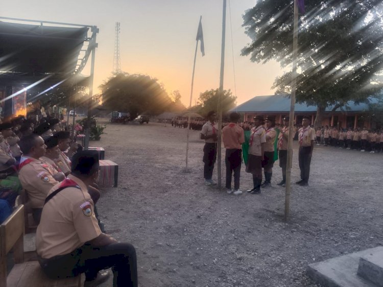 Raimuna Cabang V Kabupaten Kupang 2025 Berjalan Lancar dengan Dukungan Pengamanan Ketat Polsek Amfoang Utara