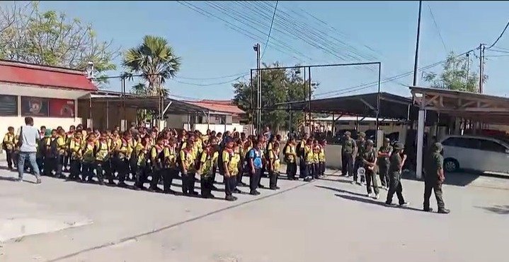 SRMP 19  Kupang Belajar Lapangan di Polres Kupang, Kenali Lebih Dekat Dunia Kepolisian